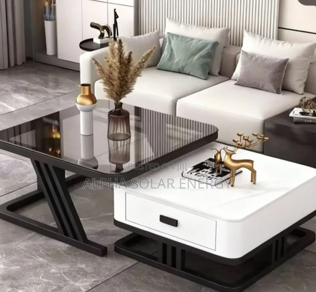 Modern 2-in-1 Nesting Center Table Set