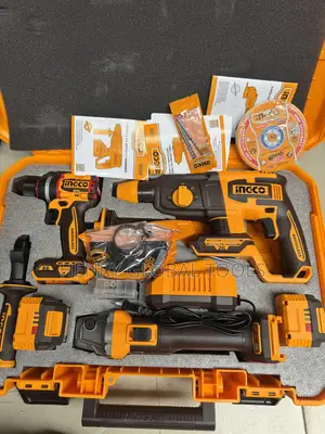Ingco 3-in-1 Cordless Brushless Power Tool Kit