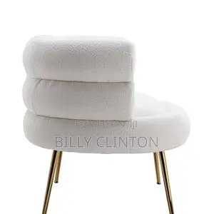 A Modern White Accent Chair