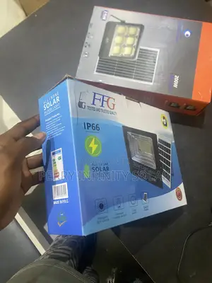 FFG 100W All in One Solar Flood Light IP66 With Remote Control