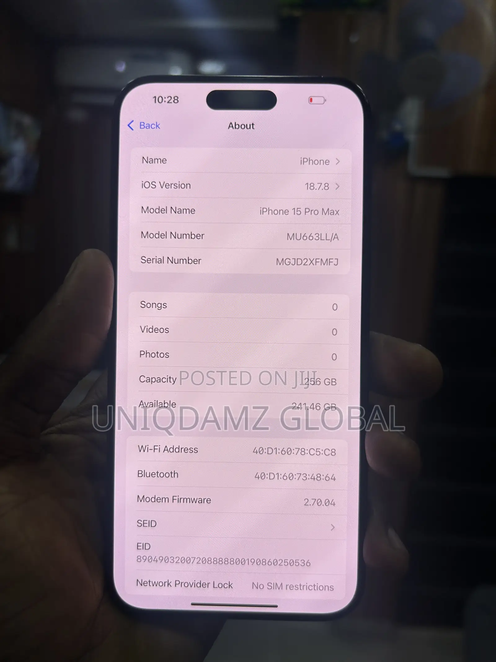 Apple iPhone 15 Pro Max 256 GB Black