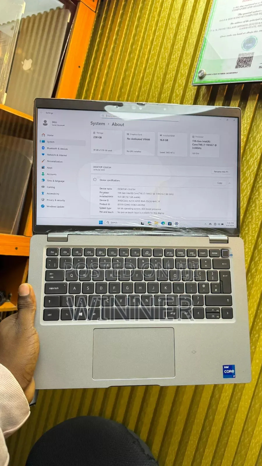 New Dell Latitude 7202 256 GB Gray