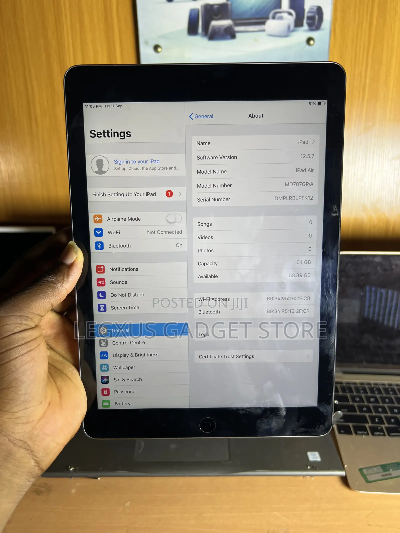 Apple iPad Air 64 GB Gray