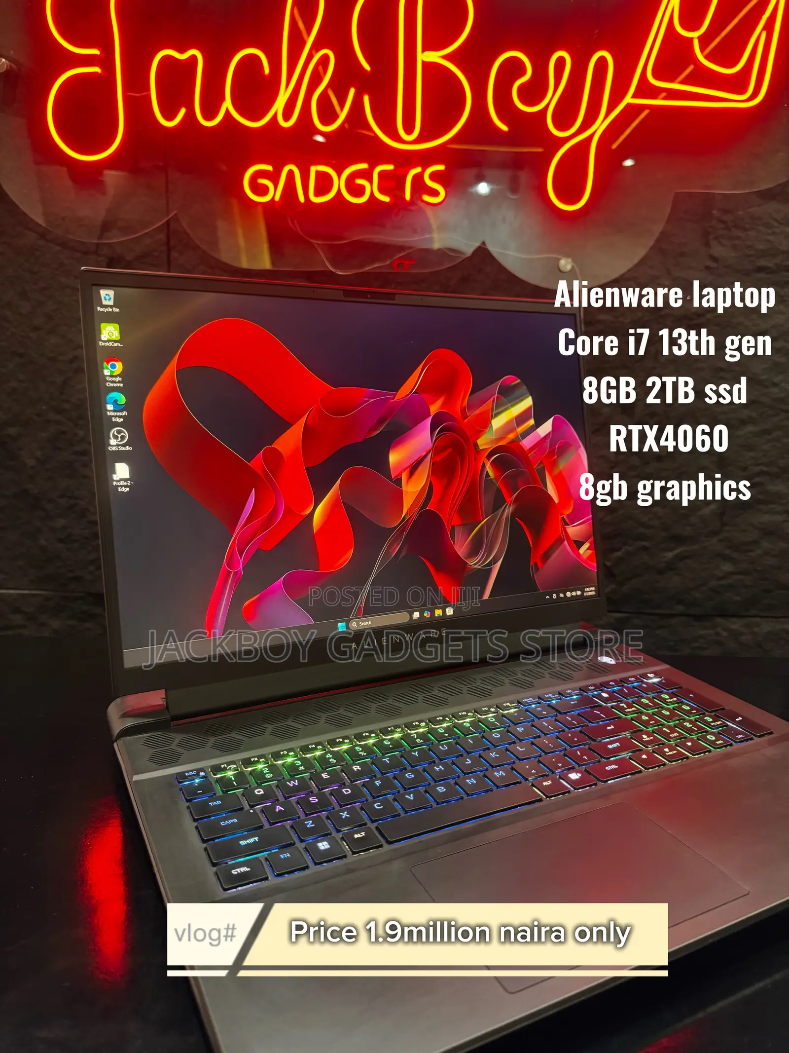 Laptop Alienware 32GB Intel Core i7 SSD 2T