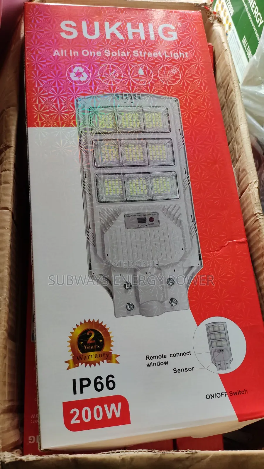 200W Solar Street Light