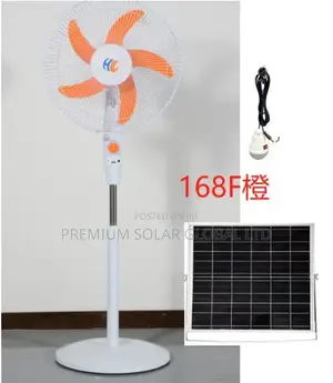 Holy Grace Solar Standing Fan