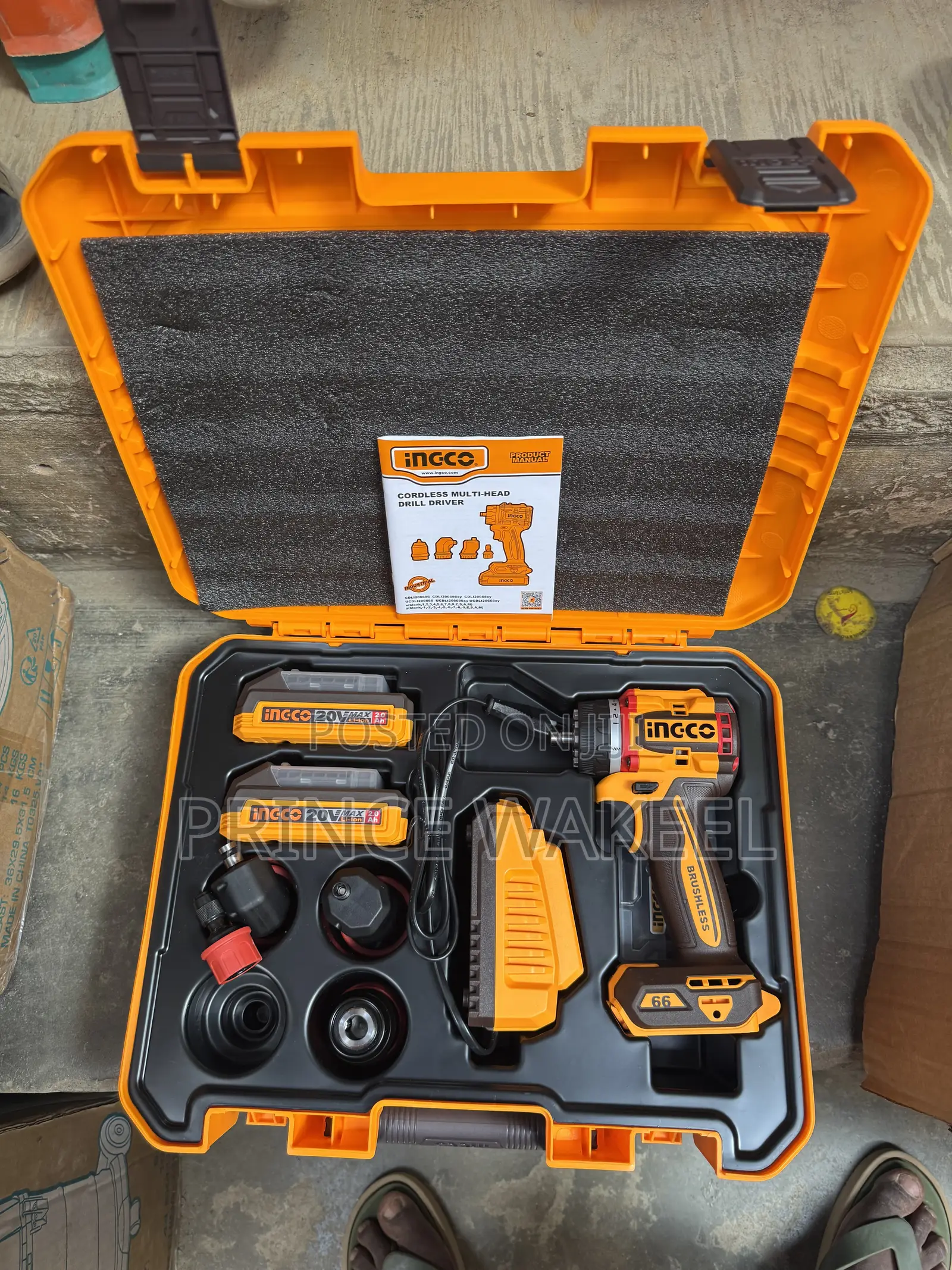 20V Multi Head Driver Drill