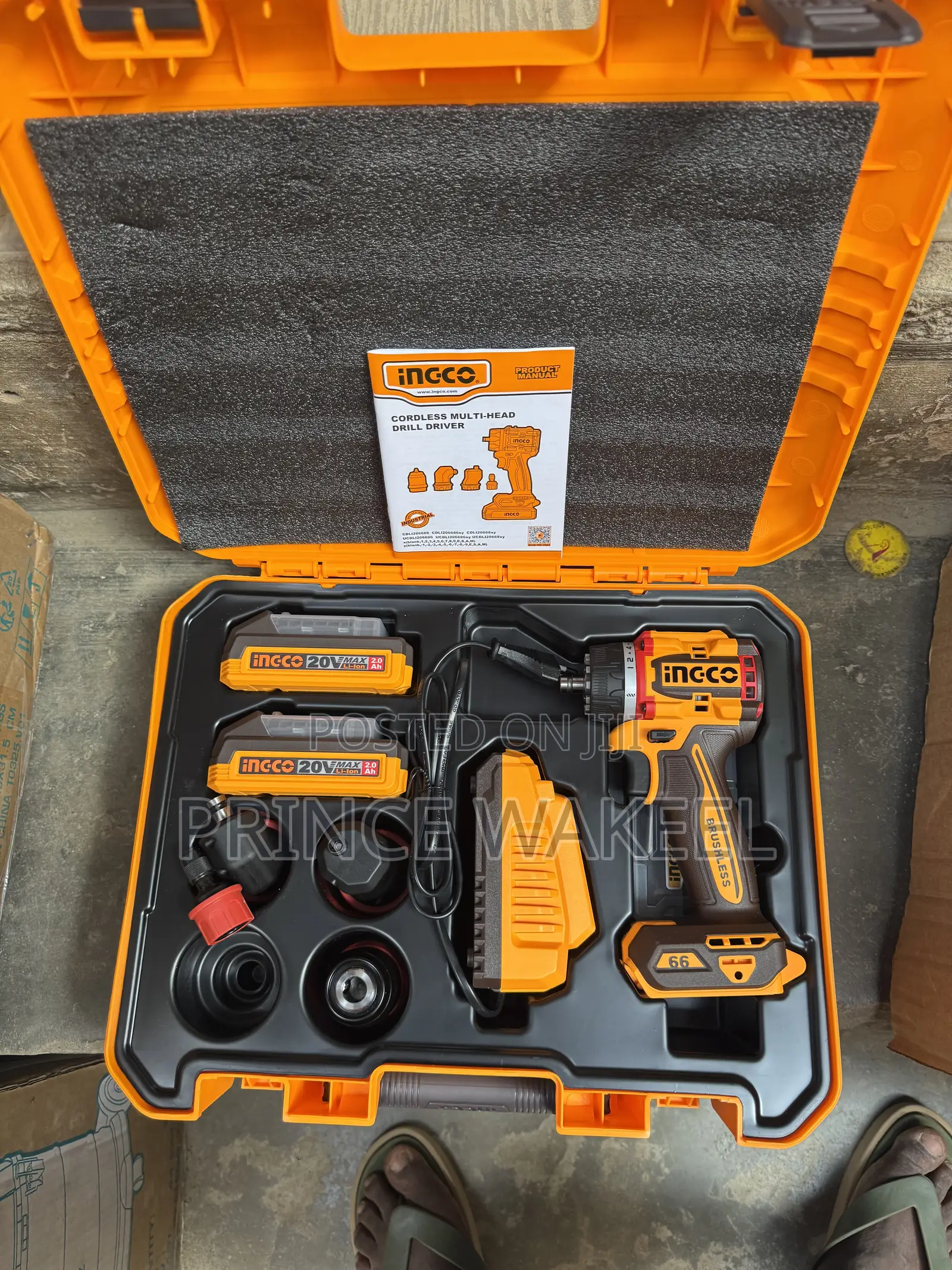 20V Multi Head Driver Drill