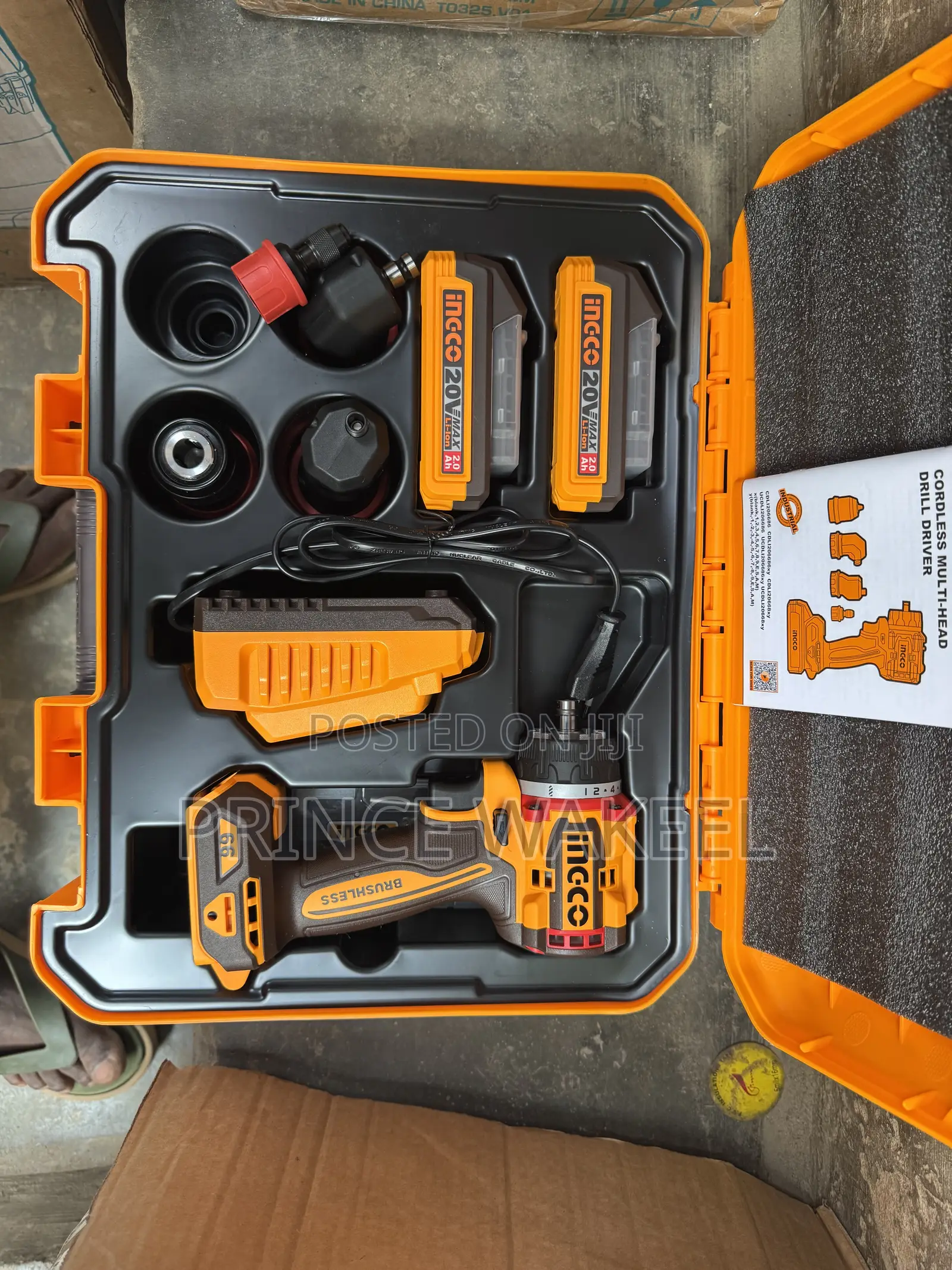 20V Multi Head Driver Drill