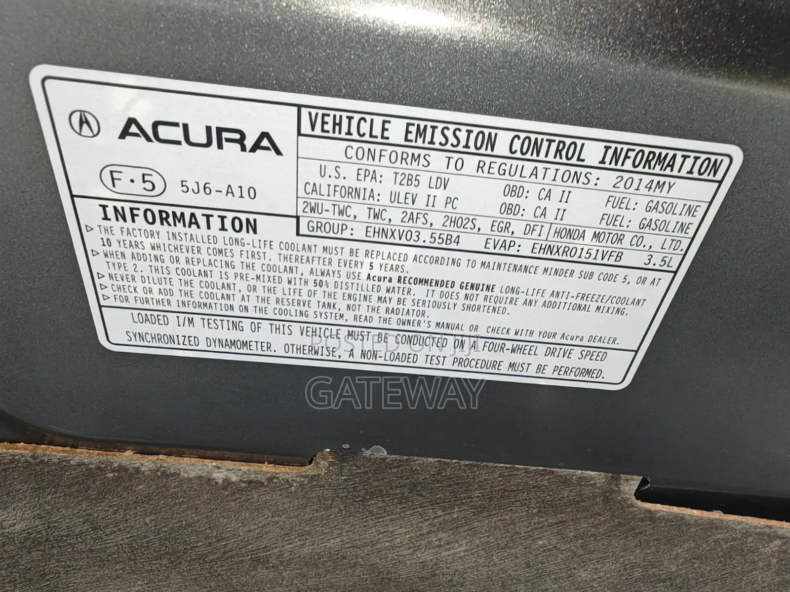 Acura MDX 2015 Green