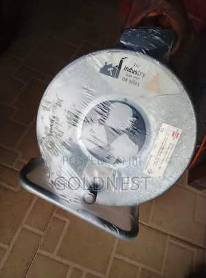 50-Meter Heavy-Duty Industrial Extension Cable Reel