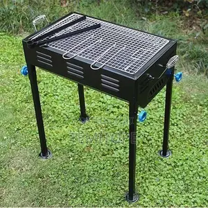 CAMP,EVENT Charcoal BARBECUE Grill With Long Stand