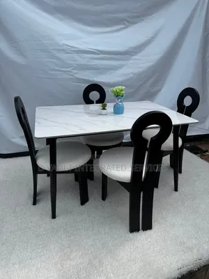 4 Seater Modern Marble Dining