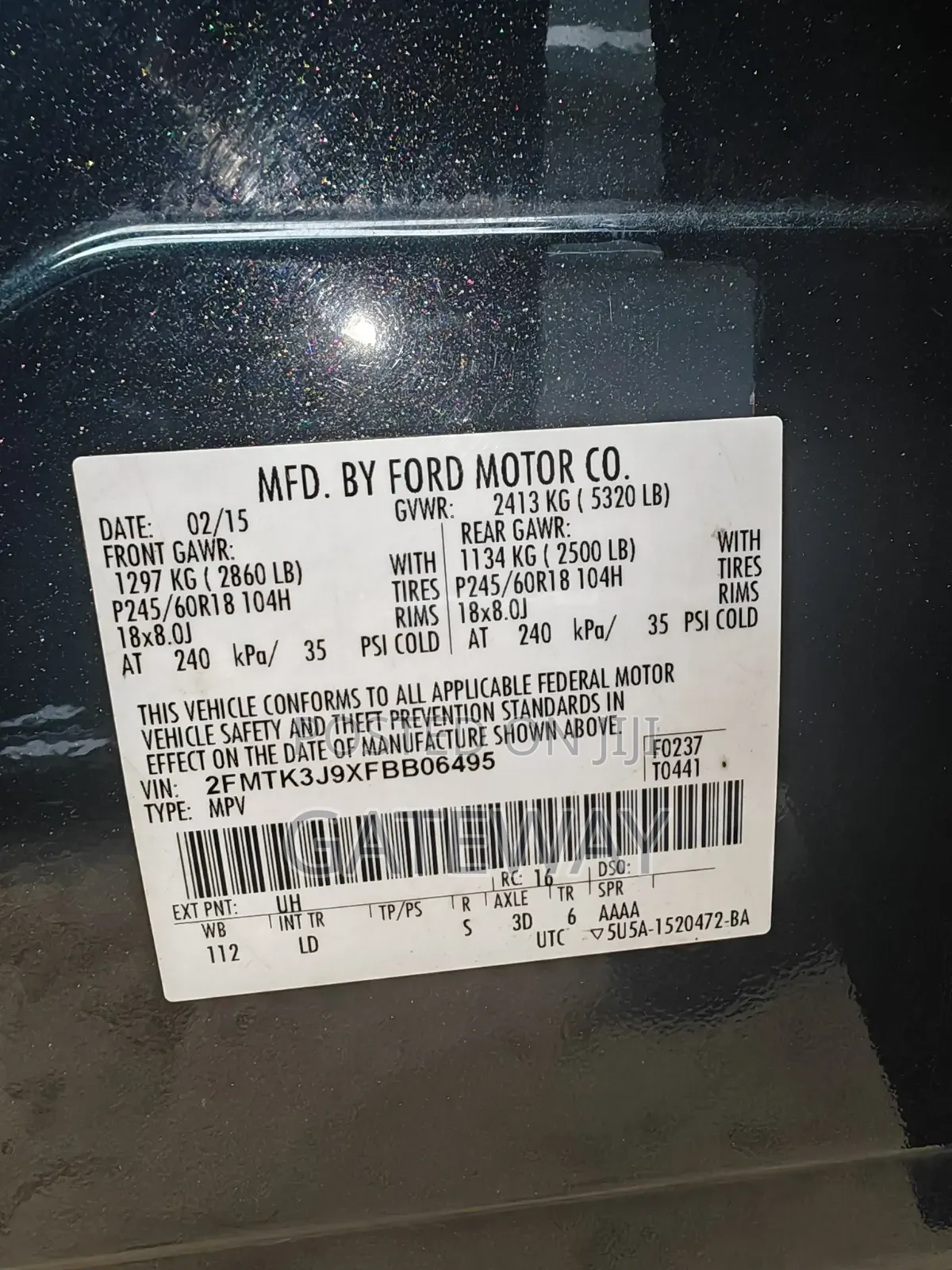 Ford Edge 2015 Black