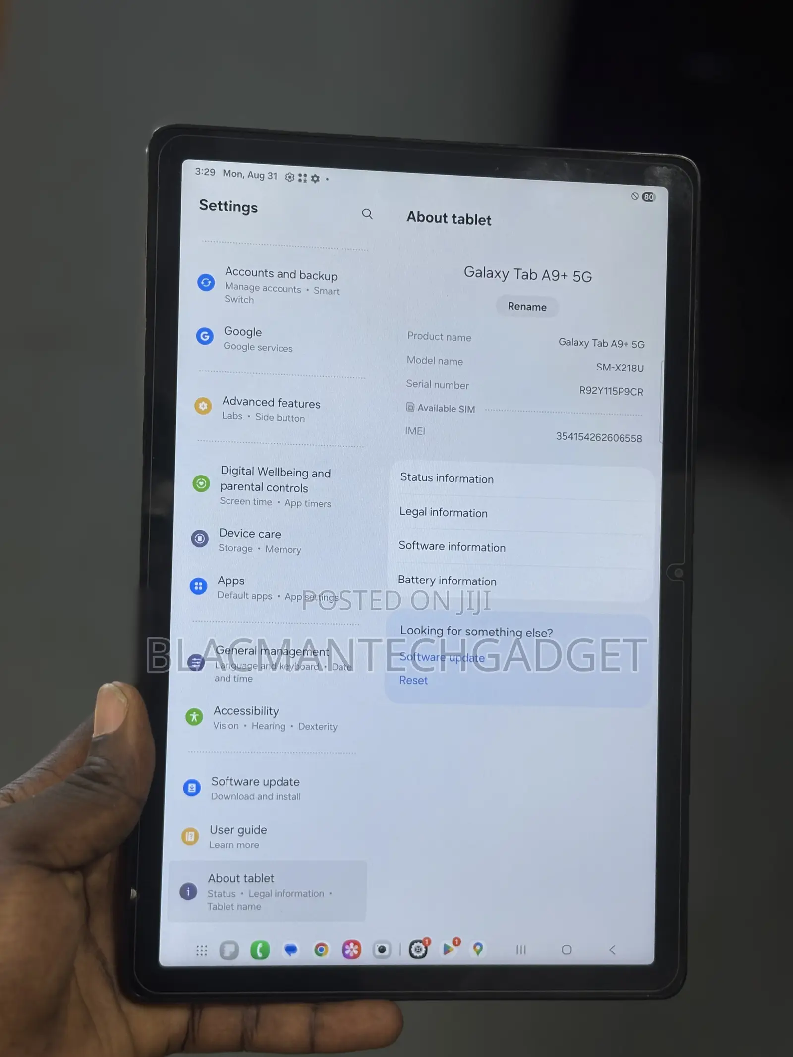 Samsung Galaxy Tab A9+ 64 GB Black