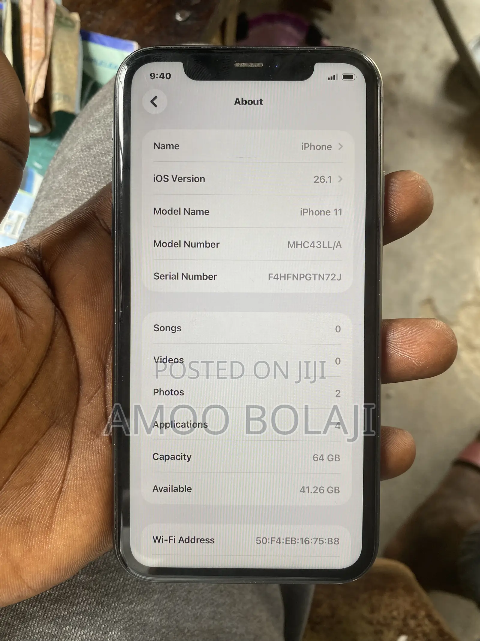 Apple iPhone 11 64 GB Black