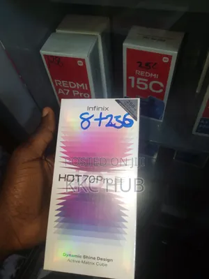 New Infinix Hot 70 Pro 5G+ 256 GB Black