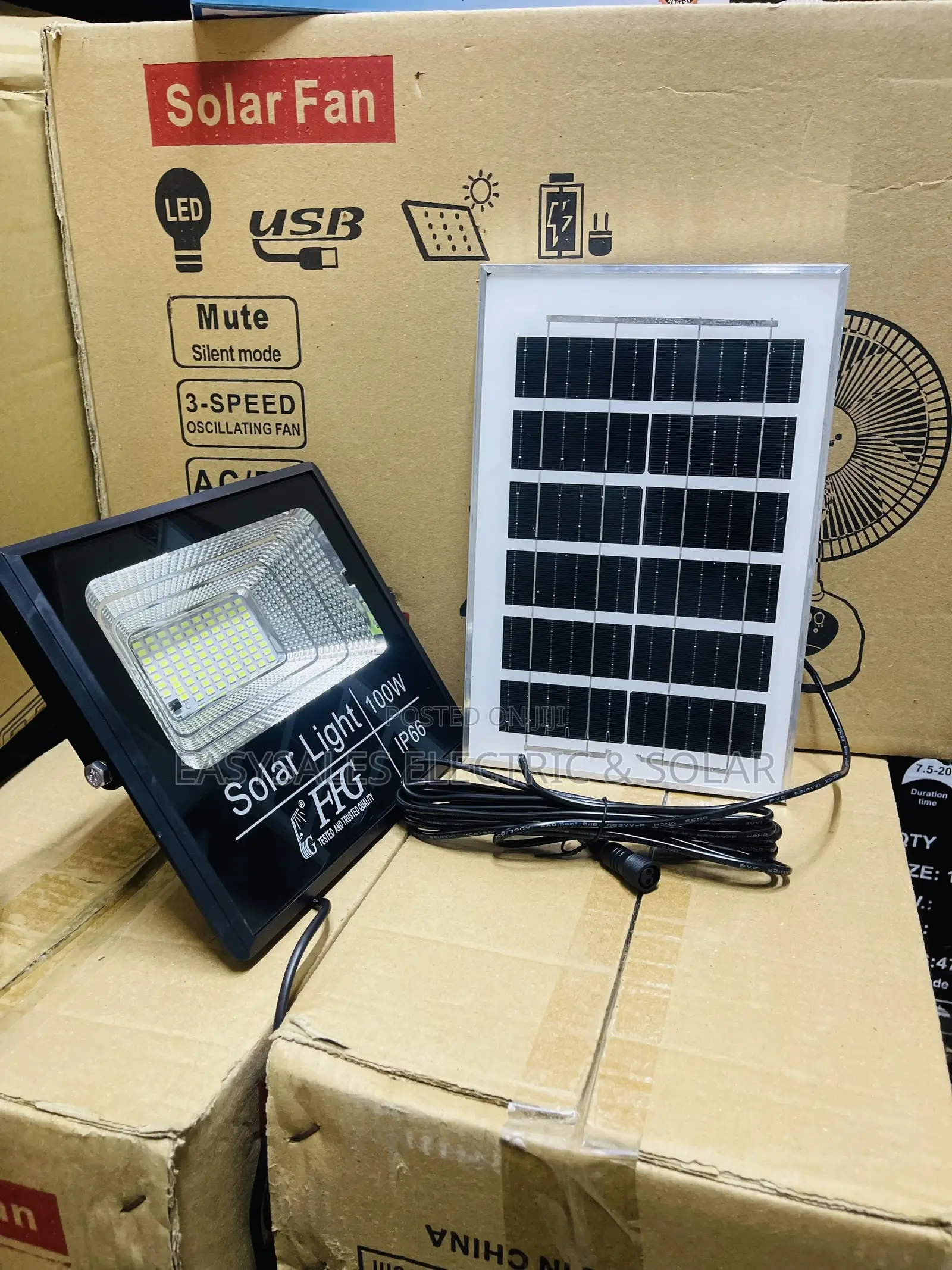 100watts Solar Flood Light