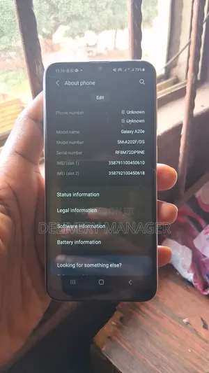 Samsung Galaxy A20e 32 GB White