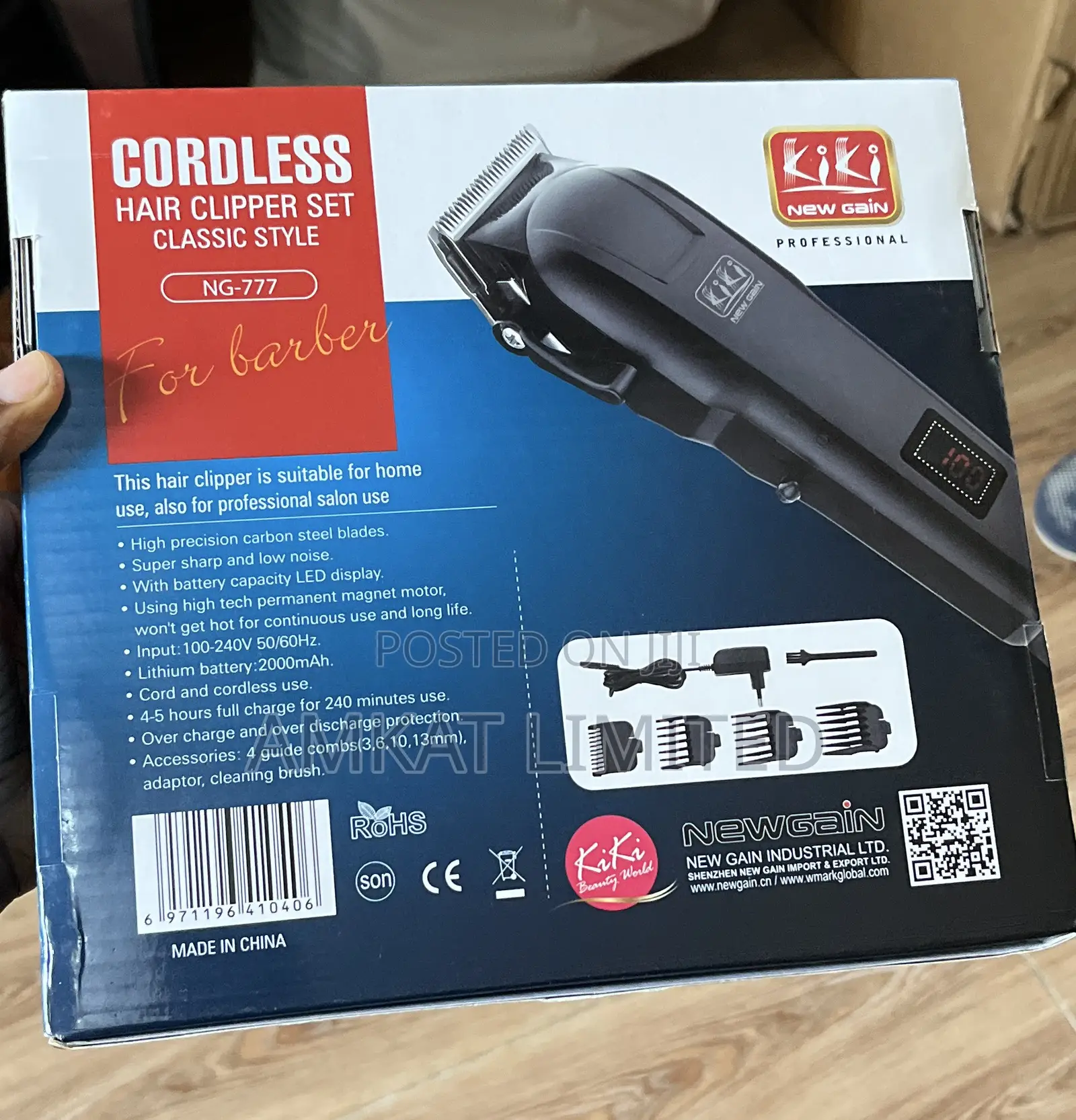 Cordless Hair Clipper Set