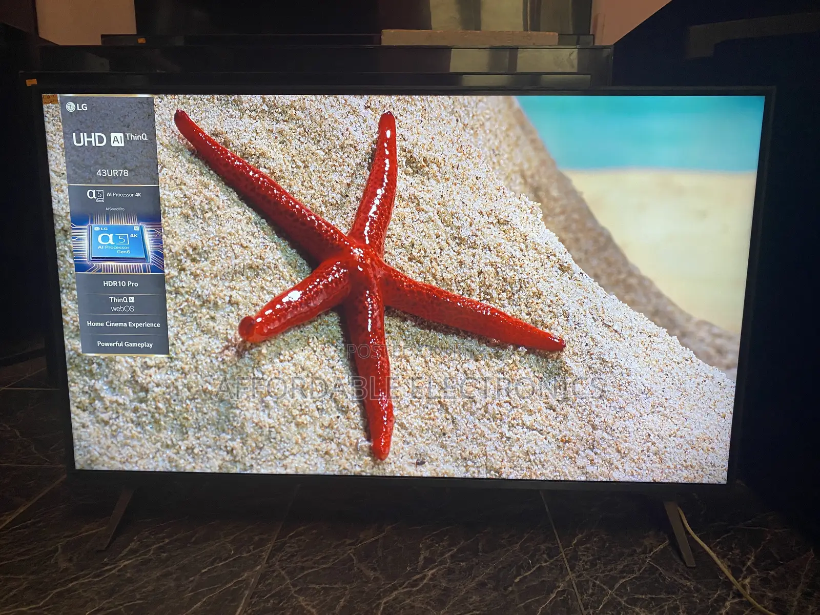 Latest 43” LG Uhd Display Smart TV