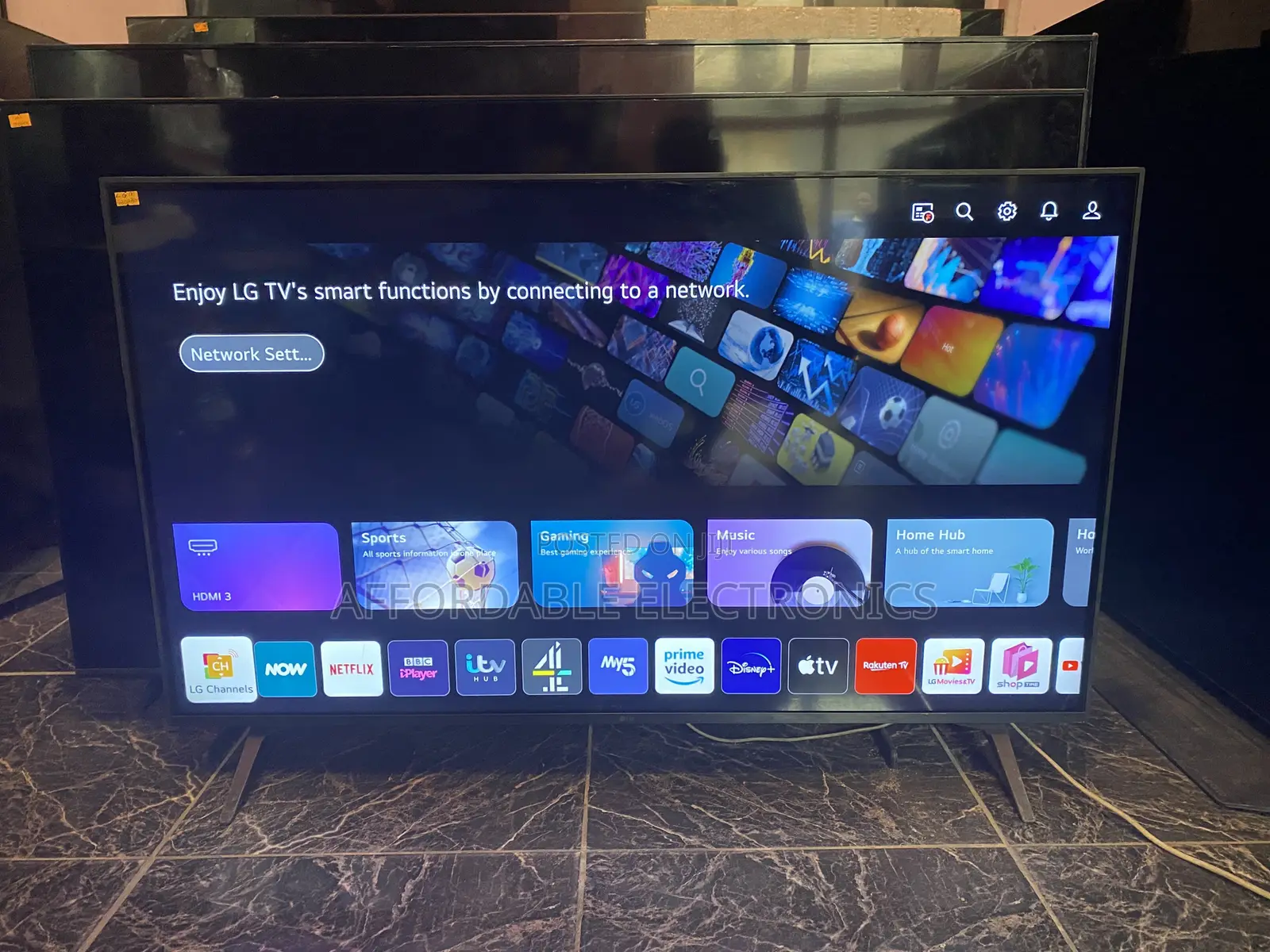 Latest 43” LG Uhd Display Smart TV