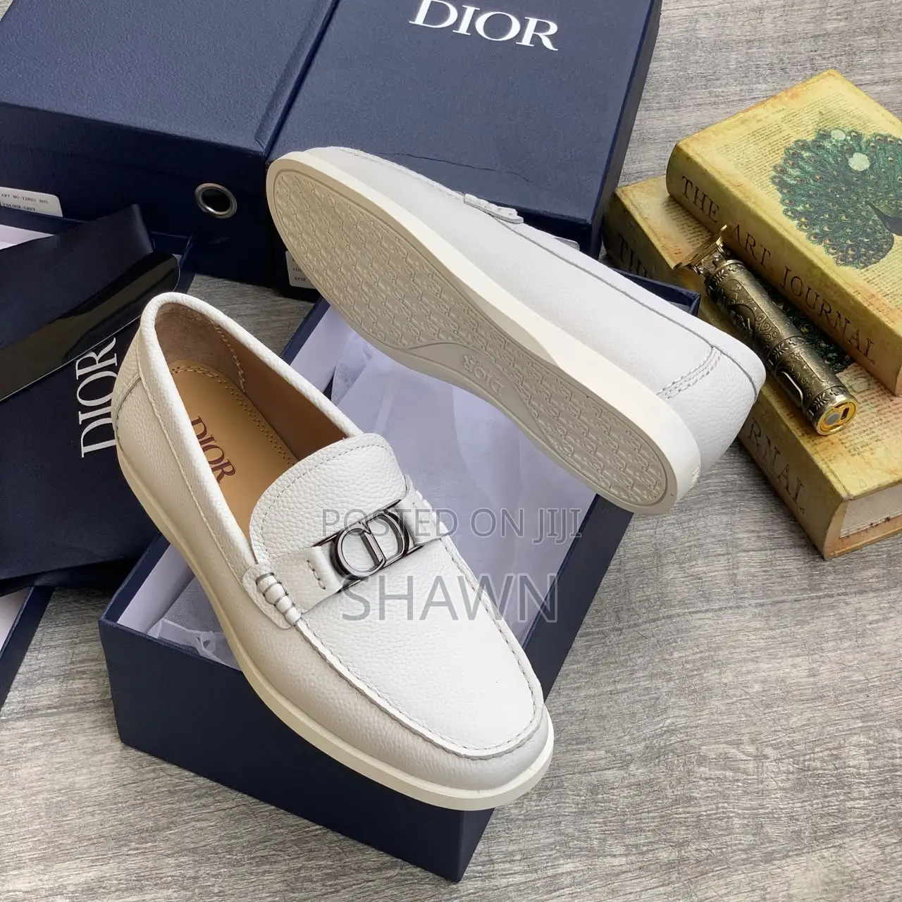 Christian Dior Leather Loafers