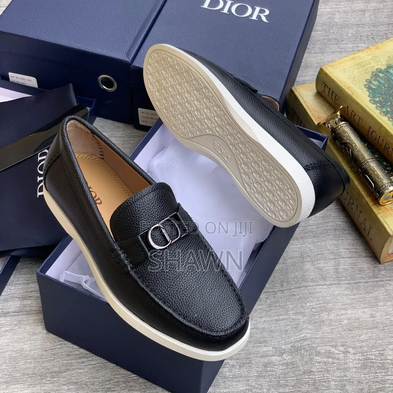 Christian Dior Leather Loafers