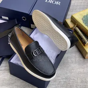 Christian Dior Leather Loafers