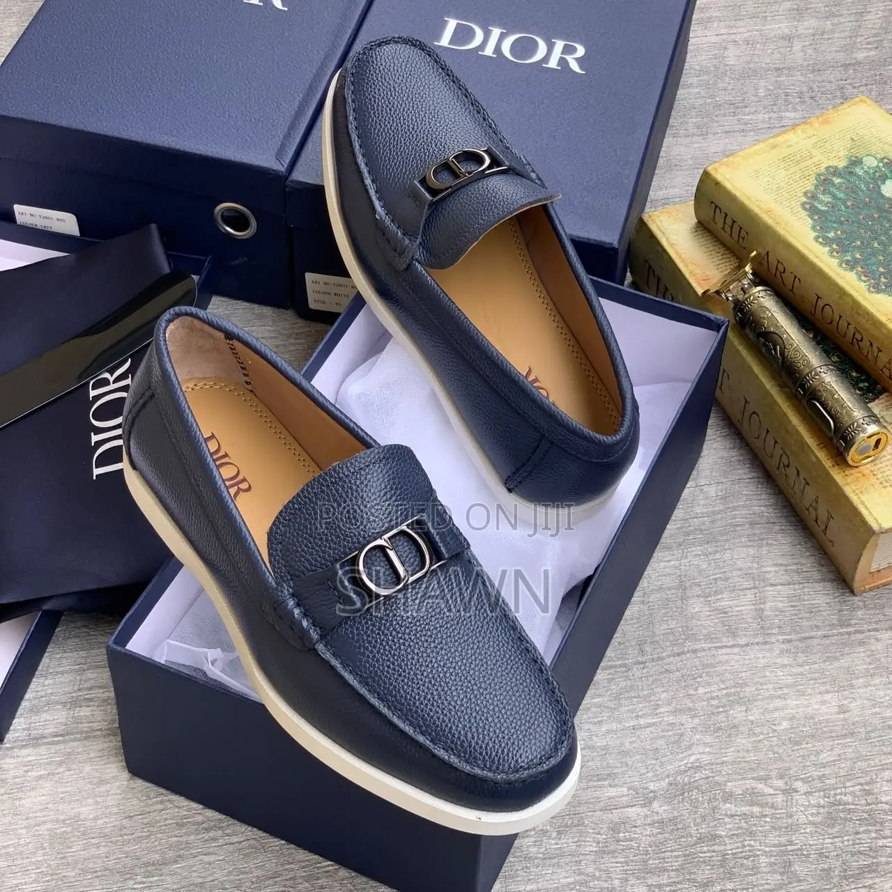 Christian Dior Leather Loafers