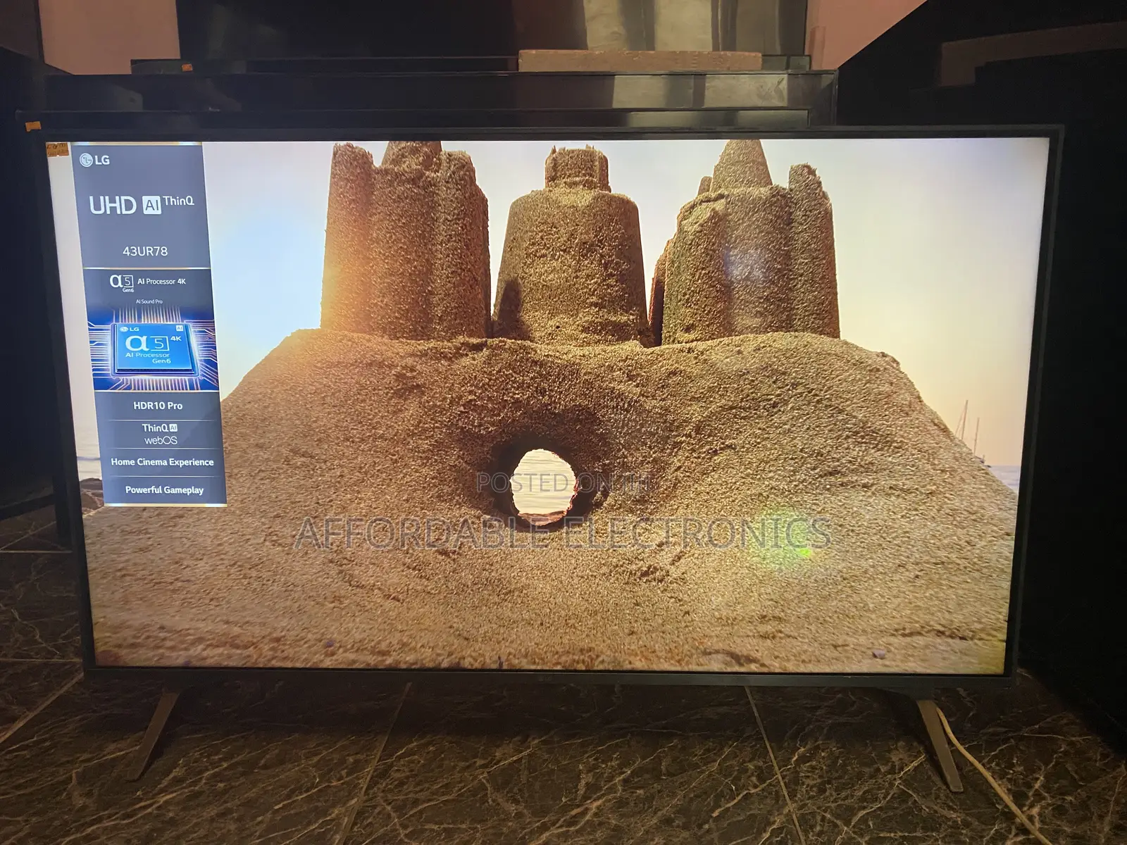 Latest 43” LG Uhd Display Smart TV