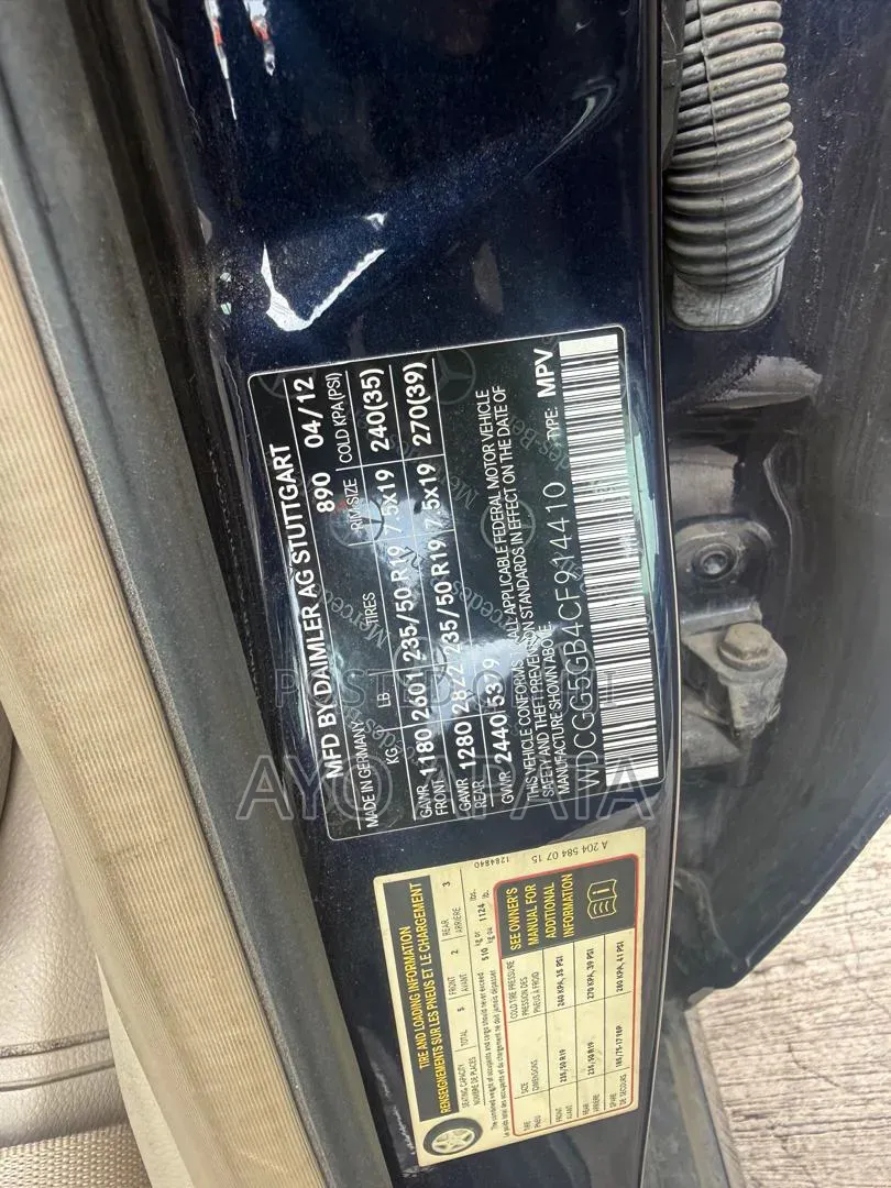 Mercedes-Benz GLK-Class 2012 Blue