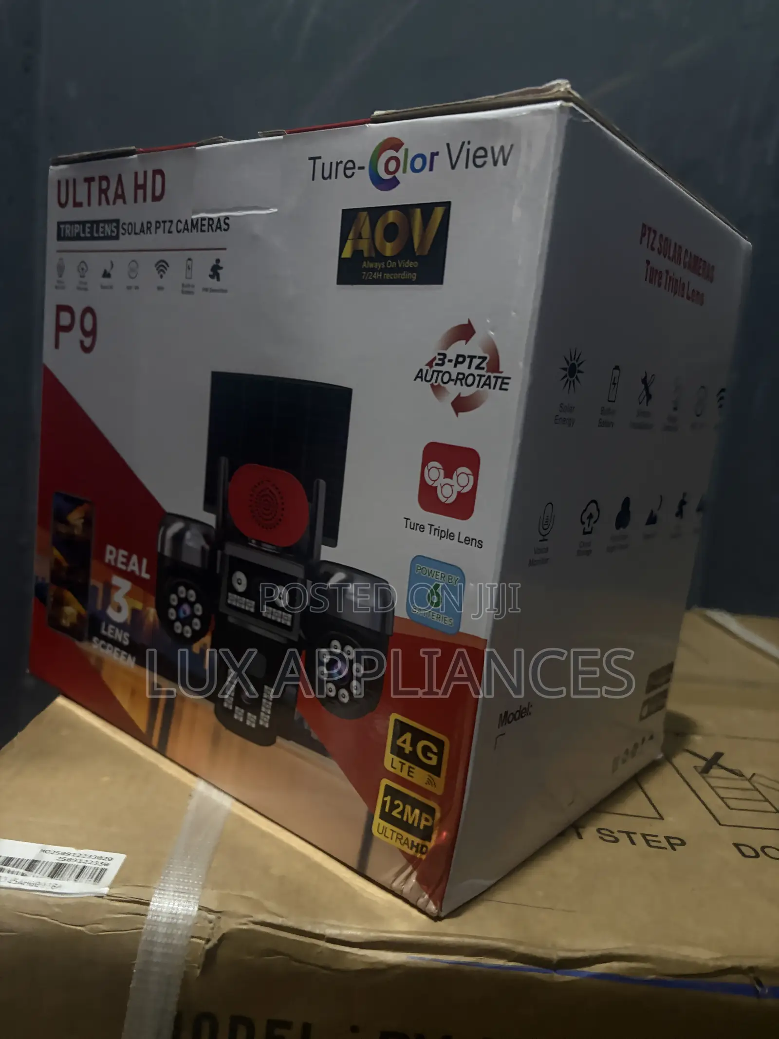 4G Connected P9 12MP Solar Security PTZ Camera