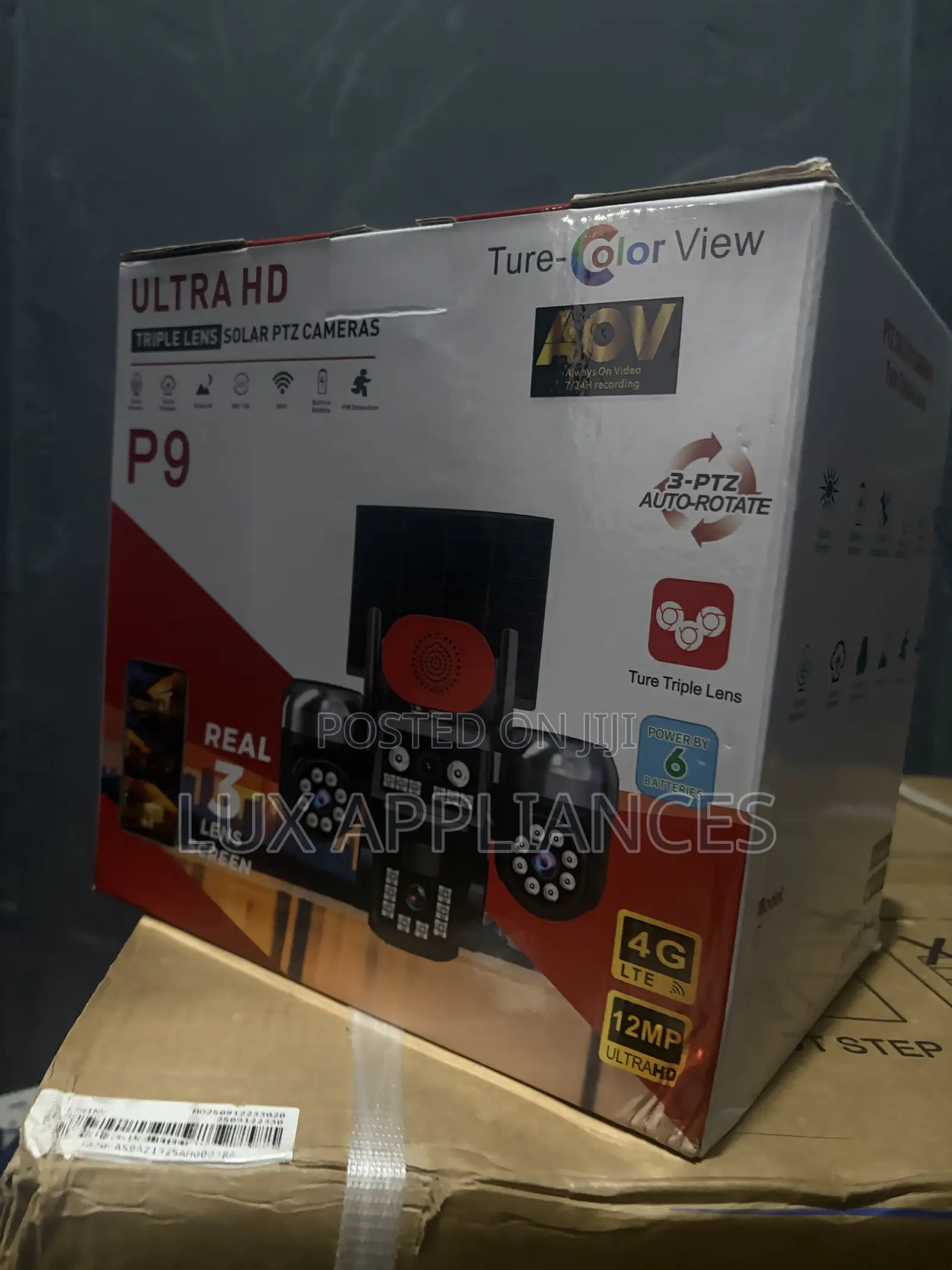 4G Connected P9 12MP Solar Security PTZ Camera