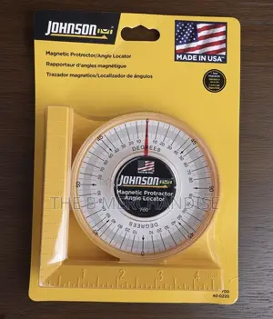 Johnson Level Tool 700 Magnetic Protractor / Angle Locator.