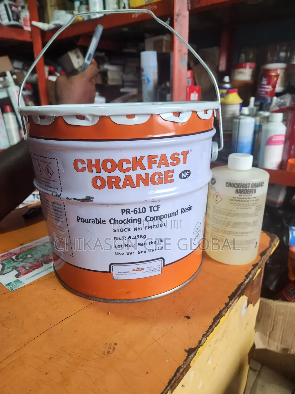 Chockfasst Orange Epoxy