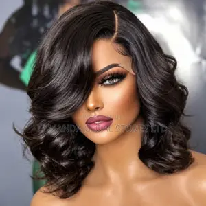 Short Body Wave Side Part HD Lace Front Bob Wig
