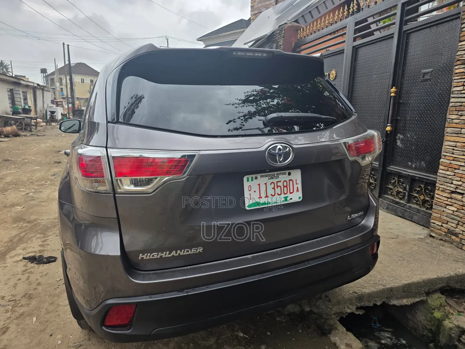 Toyota Highlander 2015 Gray
