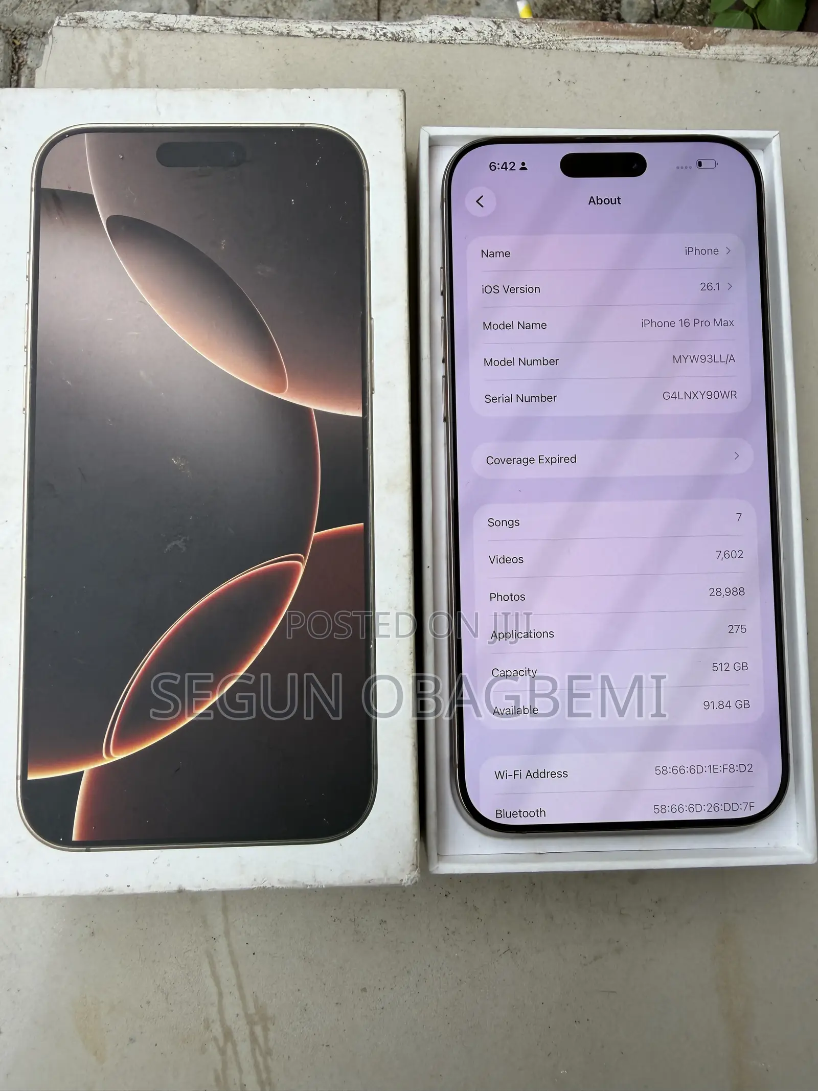 Apple iPhone 16 Pro Max 512 GB Gold