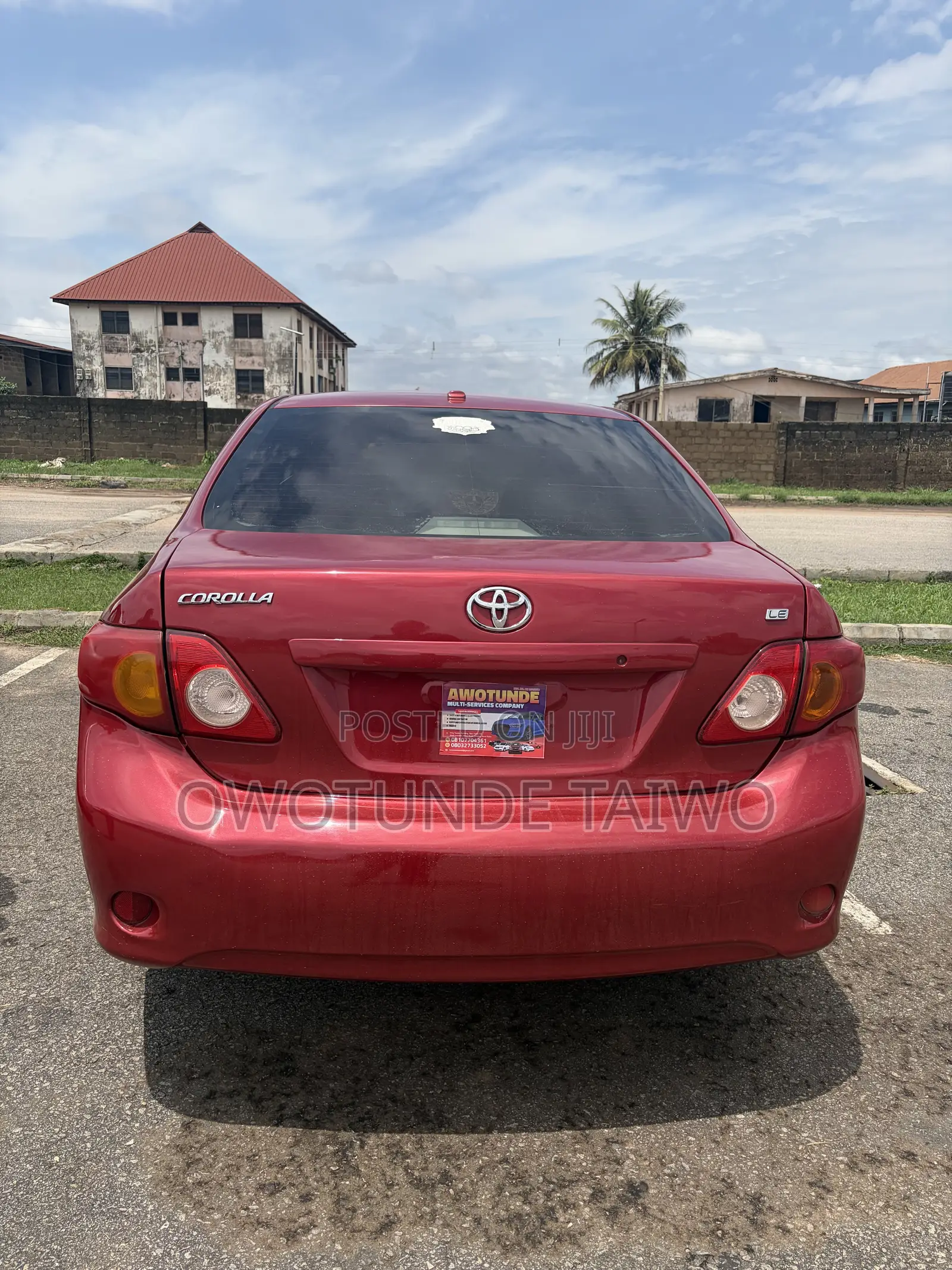 Toyota Corolla 2010 Red