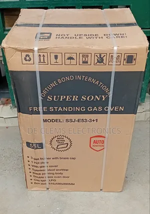 Super Sony Standing Gas Cooker With Oven 