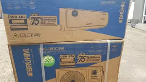 Brand New Bruhm Inveter AC 1hp 100%copper With Free Installation Kit