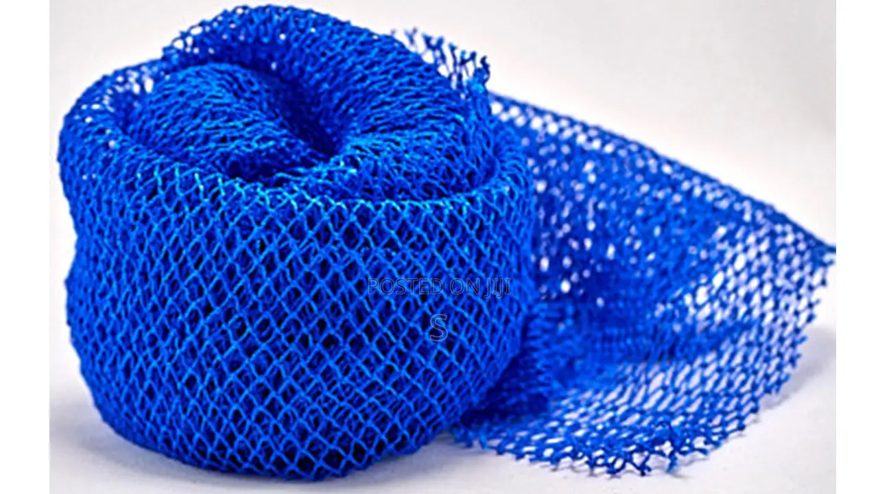 Knotless Polyester Mesh for African Bath Sponge.
