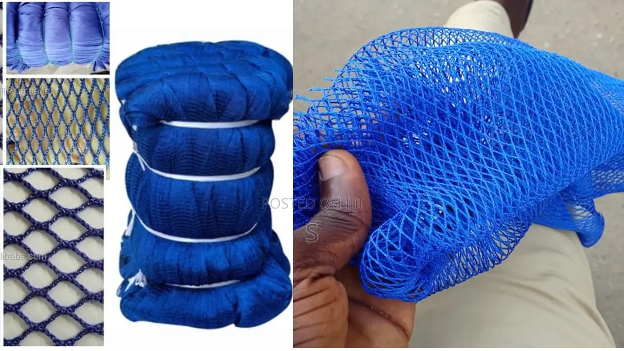 Knotless Polyester Mesh for African Bath Sponge.
