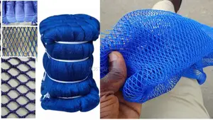Knotless Polyester Mesh for African Bath Sponge.