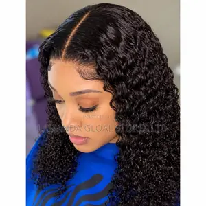 Long Curly Middle Part HD Lace Front Human Hair Wig