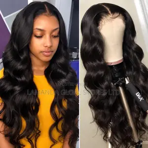Long Body Wave Middle Part HD Lace Front Human Hair Wig