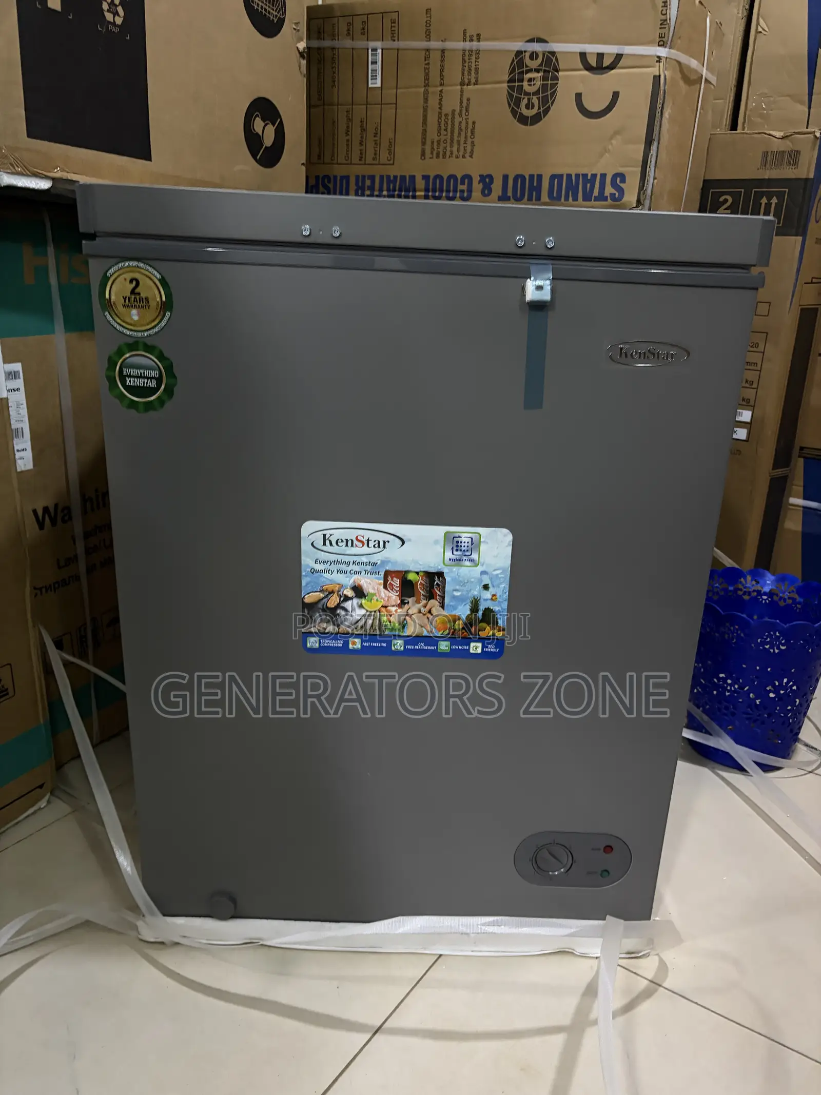 160L Kenstar Chest Freezer With Defrost Function
