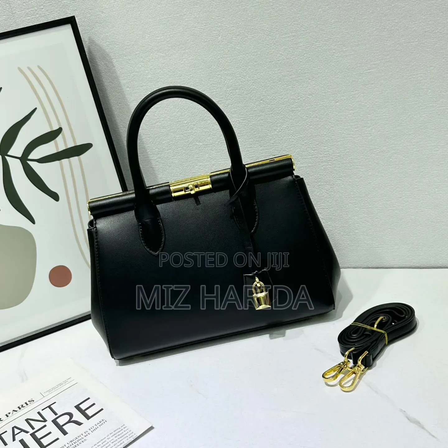 Structured Tote Handbag