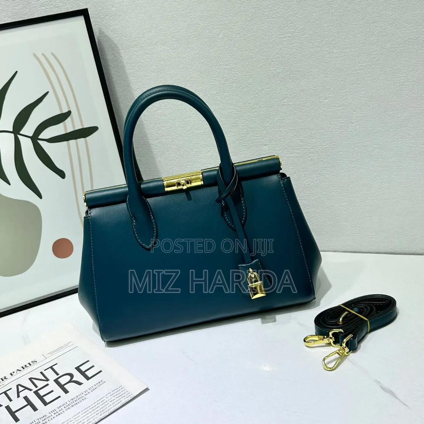 Structured Tote Handbag